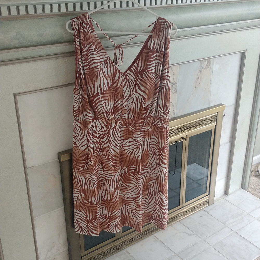 Soma Wknd Brown & white summer dress